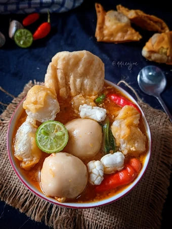 Cara Mudah Membikin Resep Seblak Bakso Aci yang  Bikin Ketagihan Anti Ribet, Mantap Sekali