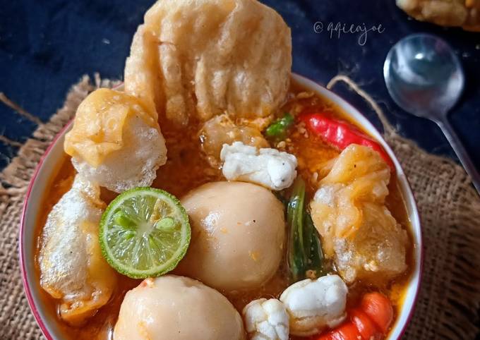 Resep Seblak Bakso Aci Oleh Kiena Cookpad