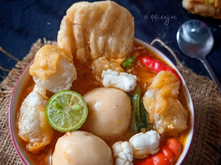 Cara Mudah Membikin Resep Seblak Bakso Aci yang  Bikin Ketagihan Anti Ribet, Mantap Sekali