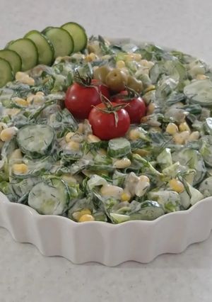 عکسی از دستور ماست و خیار مجلسی