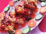 مربعات البطاطس بالبيض والجبنة(بدون لحوم)