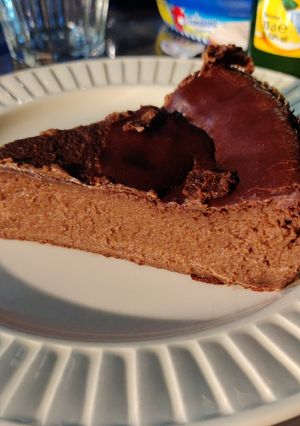 Une photo de Flan pâtissier au chocolat