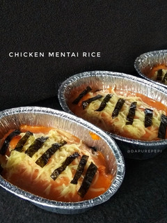 Foto resep Chicken Mentai Rice 🍗
