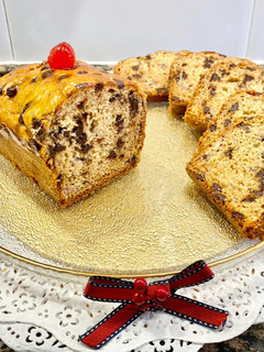 Una foto de Plumcake con plátano y chocolate