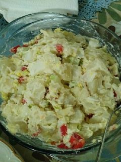 Una foto de Ensalada de papas
