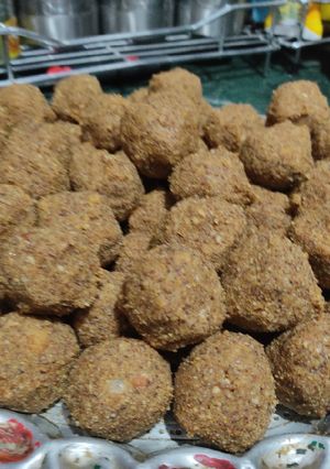 A picture of Flaxseed Ladoo.