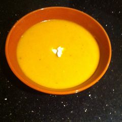 Cheese soup : A picture of Cheese soup :.