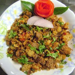 A picture of Bread Upma.