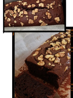 Una foto de Bizcocho de chocolate con nueces sin lactosa