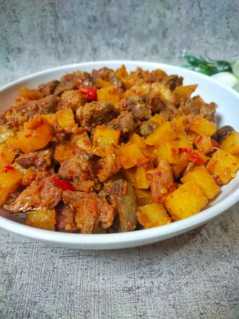 Cara Gampang Membuat Resep  Sambel Goreng Kentang Ati Ampela Spesial yang Menggugah Selera, Lezat Sekali