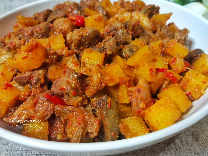 Cara Gampang Membuat Resep  Sambel Goreng Kentang Ati Ampela Spesial yang Menggugah Selera, Lezat Sekali