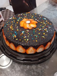 عکسی از دستور کیک شکلاتی خیس