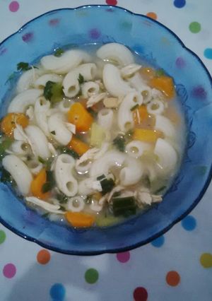 Foto resep Sup Macaroni