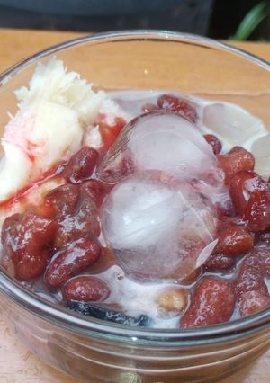 Foto resep Es Kacang Merah Campur