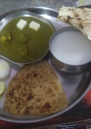 પાલક પનીર (Palak Paneer Recipe In Gujarati) રેસીપી મુખ્ય ફોટો