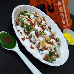 A picture of Dry fruits stuffed Dahi Gujia.