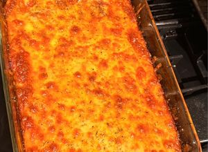 Una foto de Rigatoni Relleno de Carne Molida