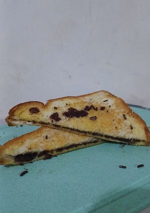 Foto resep Roti Panggang Meses Coklat
