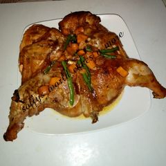 A picture of Oven baked chicken.