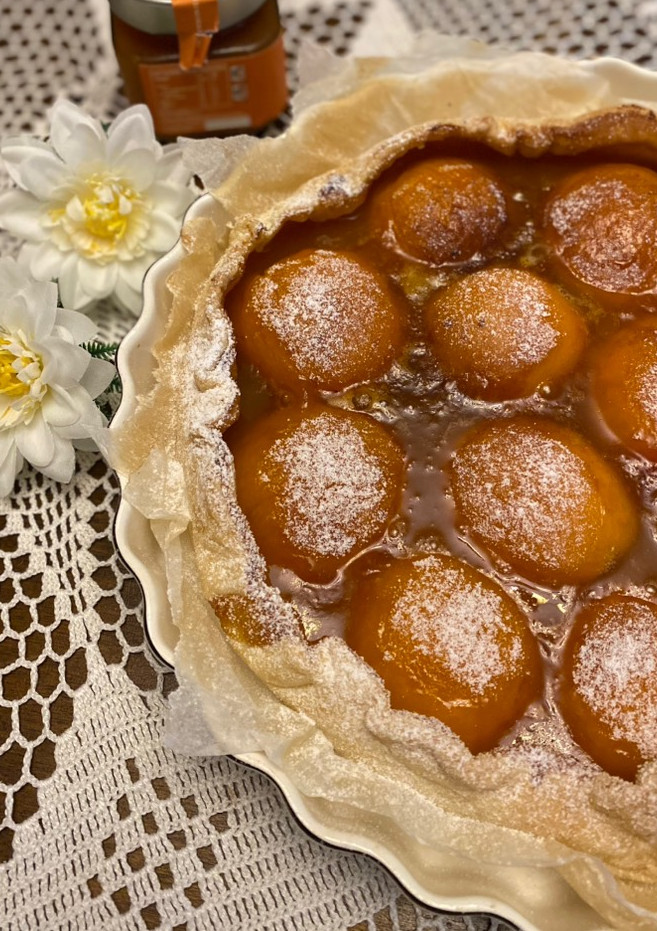 Foto di Torta sfoglia di albicocche
