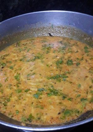 ગાંઠિયા નું શાક (Ganthiya Shak Recipe In Gujarati) રેસીપી મુખ્ય ફોટો