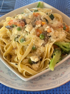 Una foto de Fideos veggie 👍🏼