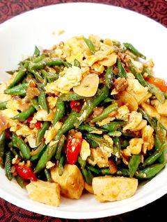 Foto resep Oseng Kacangpanjang T3(Tahu Telor Tauco)