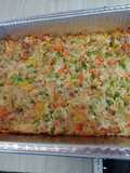 Relleno de pollo y vegetales para tus festividades
