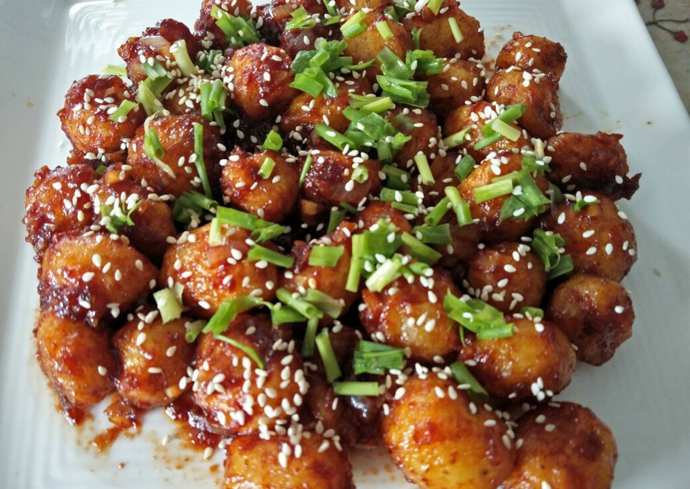 Honey Chilli Potato