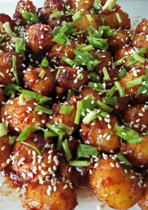 A picture of Honey Chilli Potato.