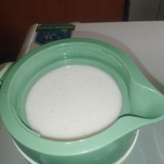 A picture of Groundnut pudding with a twist.