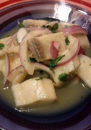 A picture of Ceviche (Peruvian).