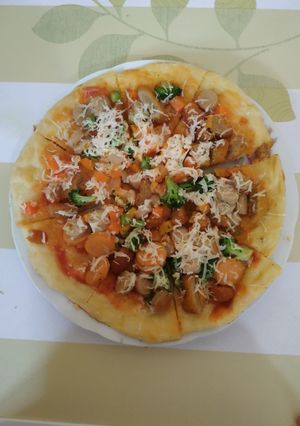 Foto resep Pizza topping sayur empuk anti gagal