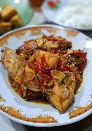 Foto resep Panggang Tengiri Masak Kecap Pedas