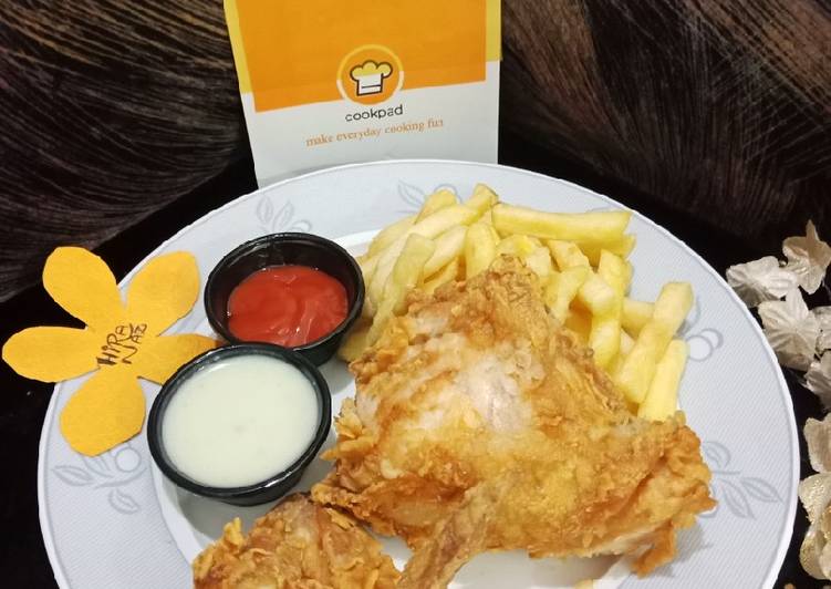 Chicken_Broast _With_French_Fries