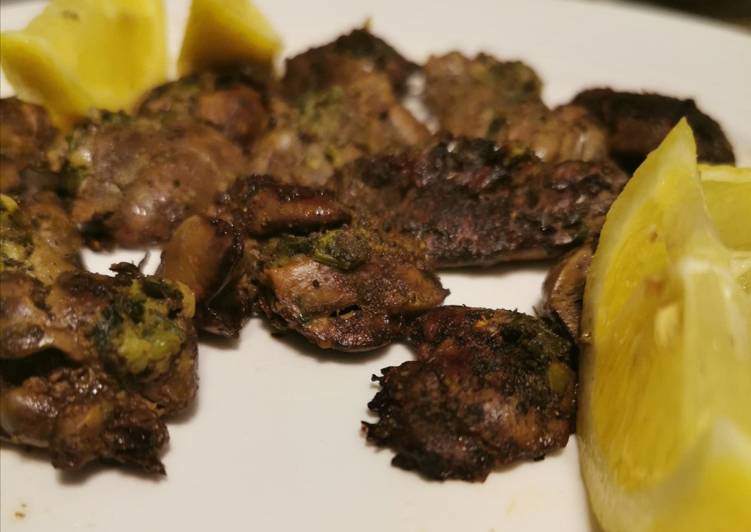 كبده دجاج على طريقتي ❣️