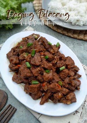 Foto resep Daging Belacang Khas NTT