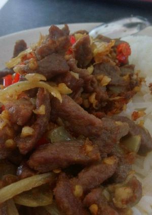 Foto resep Tumis Daging Pedas