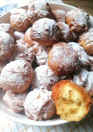 Zdjęcie przepisu Szybkie mini pączki z mascarpone.
