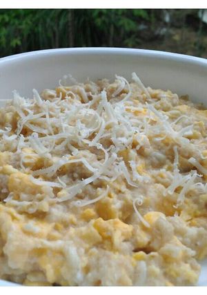 Foto resep MPASI 10M+ Cheesy Oat with Egg