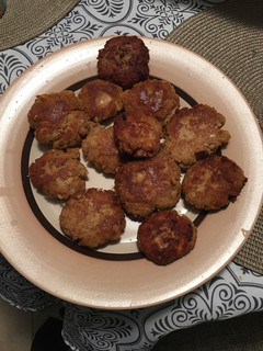 A picture of Tuna balls(τόνο κεφτεδάκια).