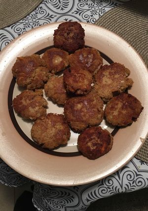 A picture of Tuna balls(τόνο κεφτεδάκια).