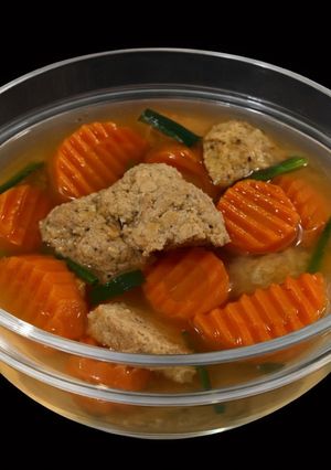 Hình của món SP.0865 - Canh Cà Rốt Chả Cua.