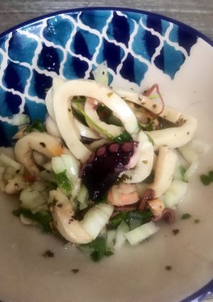 รูปของ สลัดปลาหมึกยักษ์โปรตุเกส Portuguese Octopus Salad