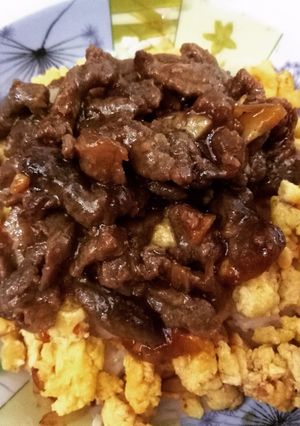 Foto resep Gyudon beef homecook seadanya bahan