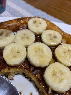 Una foto de Hot cake proteico