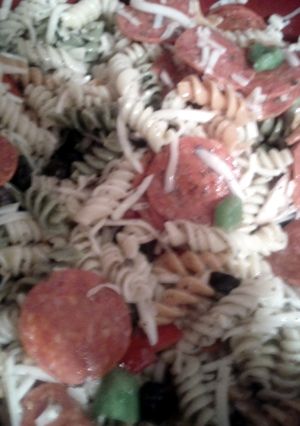 A picture of antipasto salad.