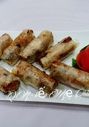 Hình của món Chiên Chả giò bằng nồi chiên không dầu.