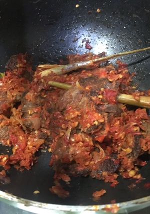 Foto resep Daging Balado Simple dan mudah