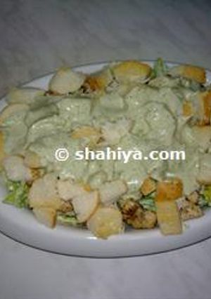 صورة لوصفة طريقة عمل سيزر سالاد